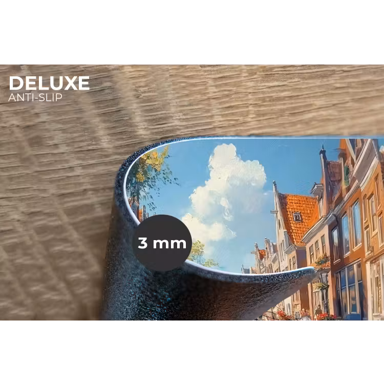 Placemat - 6 stuks - Stad - Gracht - Zon - Fietsen — 4