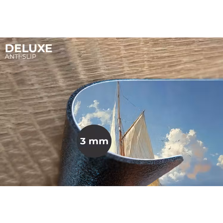 Placemat - 6 stuks - Zeilschip - Huizen - Kade - Zee — 4