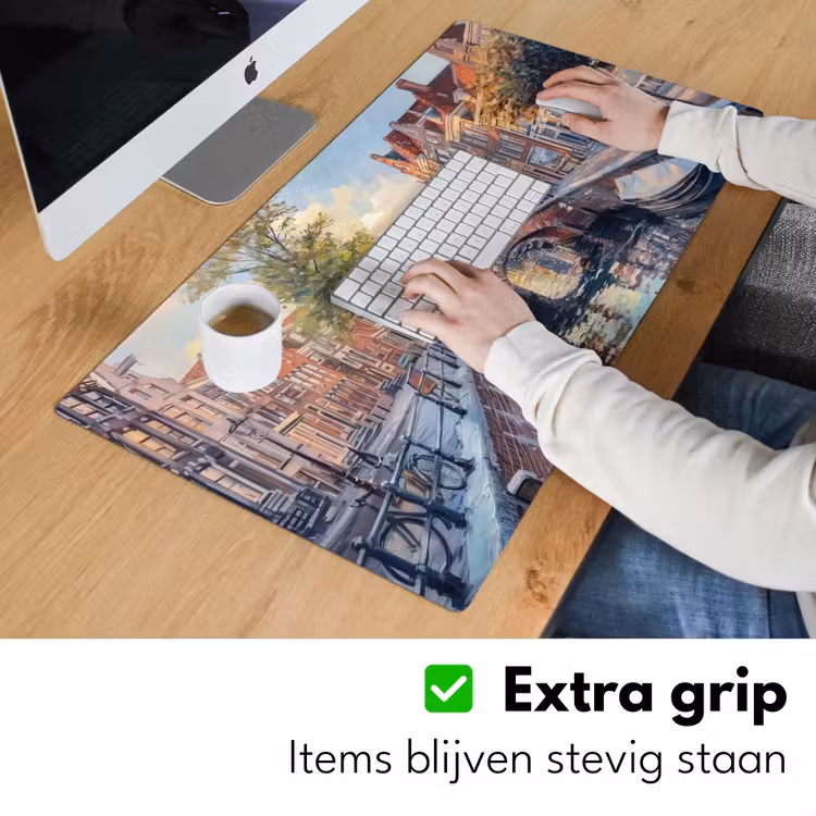 Bureau onderlegger - Brug - Stad - Huizen - Boot — 5