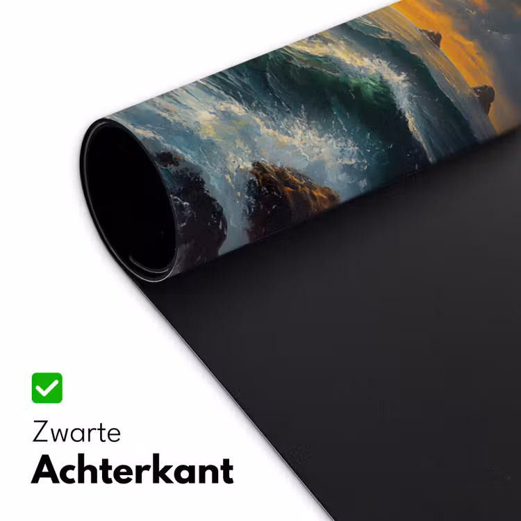 Bureau onderlegger - Zee - Zon - Golven - Rotsen — 4