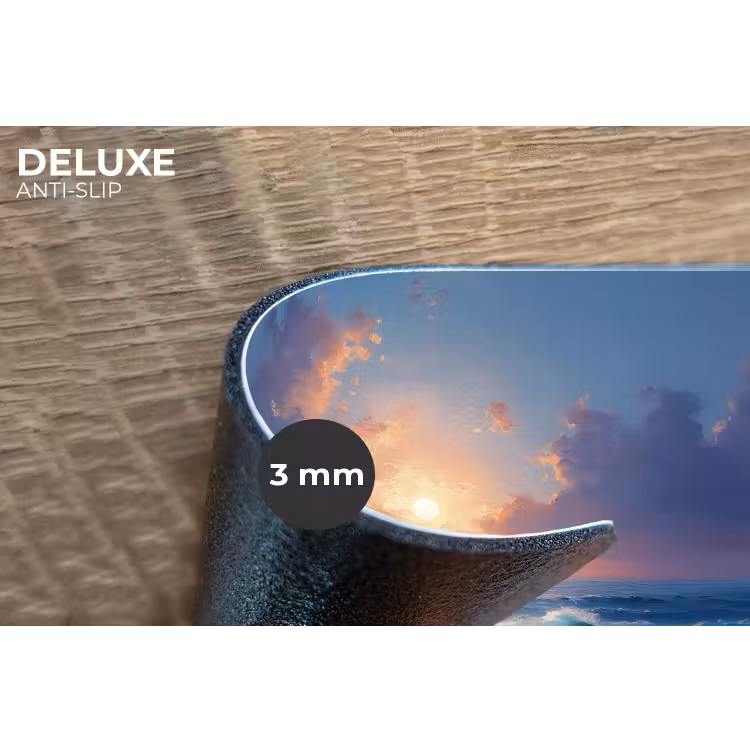 Placemat - 6 stuks - Golven - Zee - Kleurrijk - Rotsen — 4
