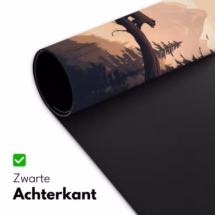 Bureau onderlegger - Beren - Bomen - Landschap - Zonsondergang — 4