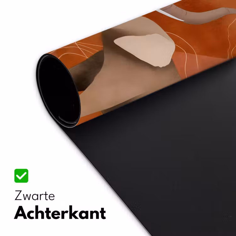Bureau onderlegger - Olifanten - Oranje - Abstract — 4