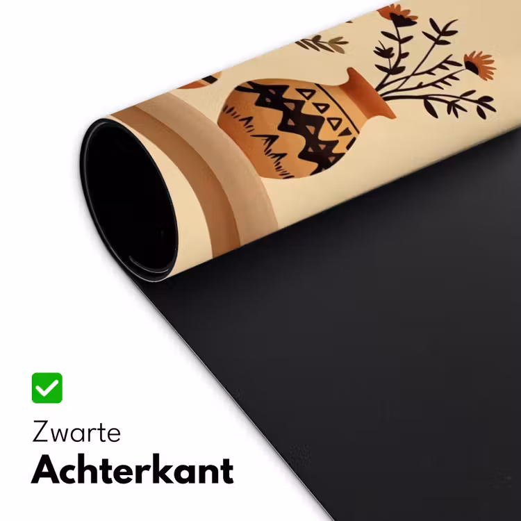 Bureau onderlegger - Vazen - Bloemen - Bladeren - Minimalistisch — 4