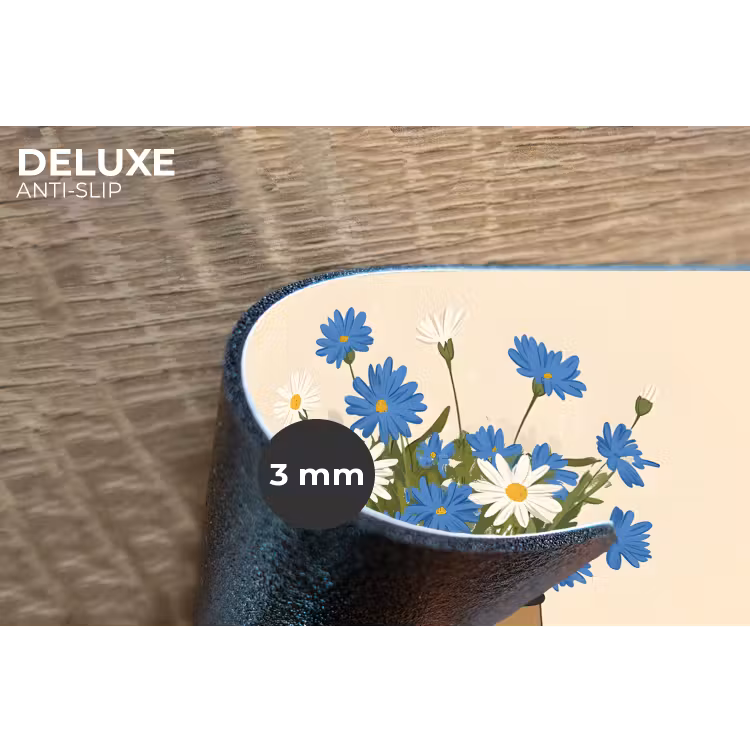 Placemat - 6 stuks - Coffee - Blik - Minimalistisch - Bloemen — 4
