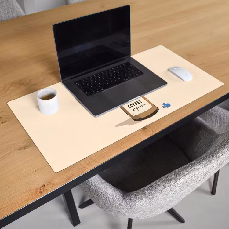Bureau onderlegger - Coffee - Blik - Minimalistisch - Bloemen — 2