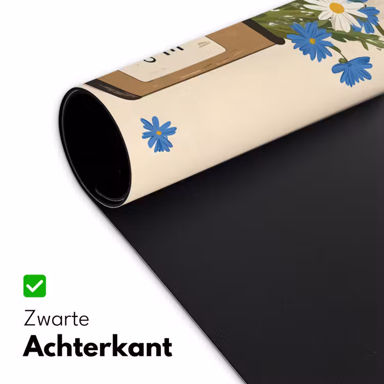 Bureau onderlegger - Coffee - Blik - Minimalistisch - Bloemen — 4