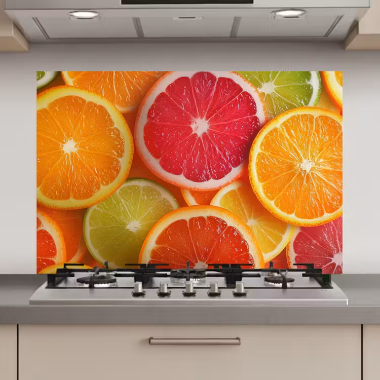 Spatscherm keuken - Fruit - Kleurrijk - Close up — 1