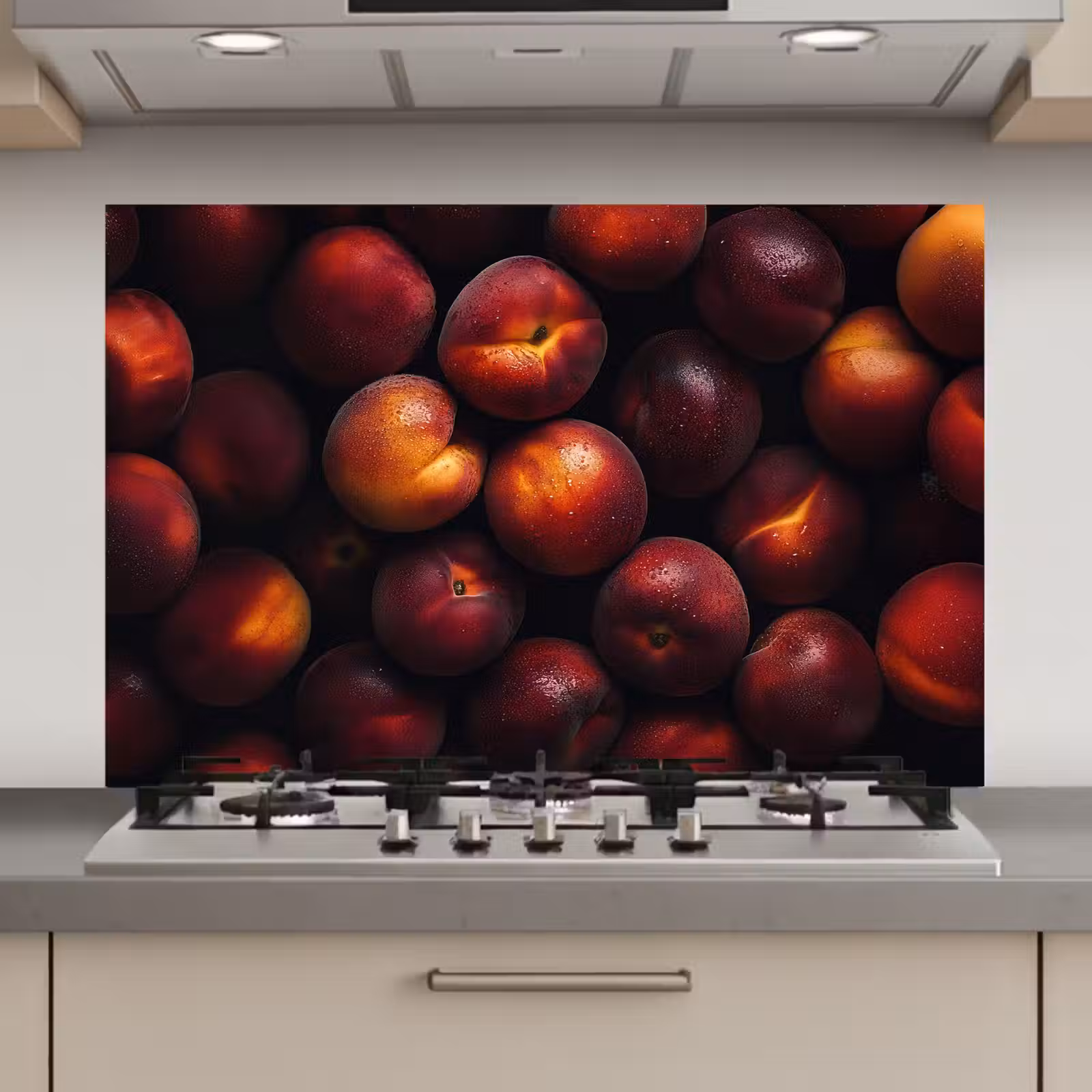 Spatscherm keuken - Fruit - Close up - Nectarines — 1