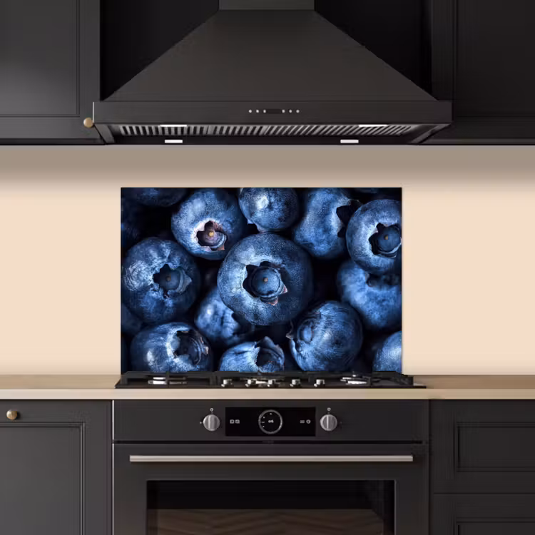 Spatscherm keuken - Bessen - Blauw - Fruit — 2