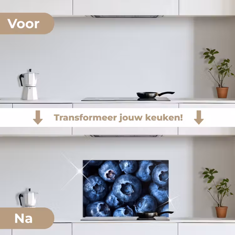 Spatscherm keuken - Bessen - Blauw - Fruit — 3