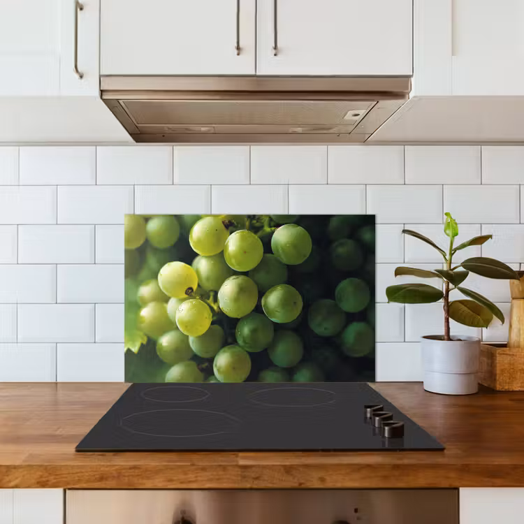 Spatscherm keuken - Druiven - Tros - Groen — 6