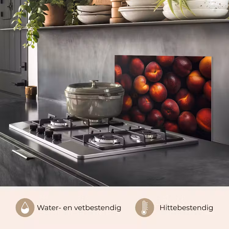 Spatscherm keuken - Fruit - Close up - Nectarines — 7