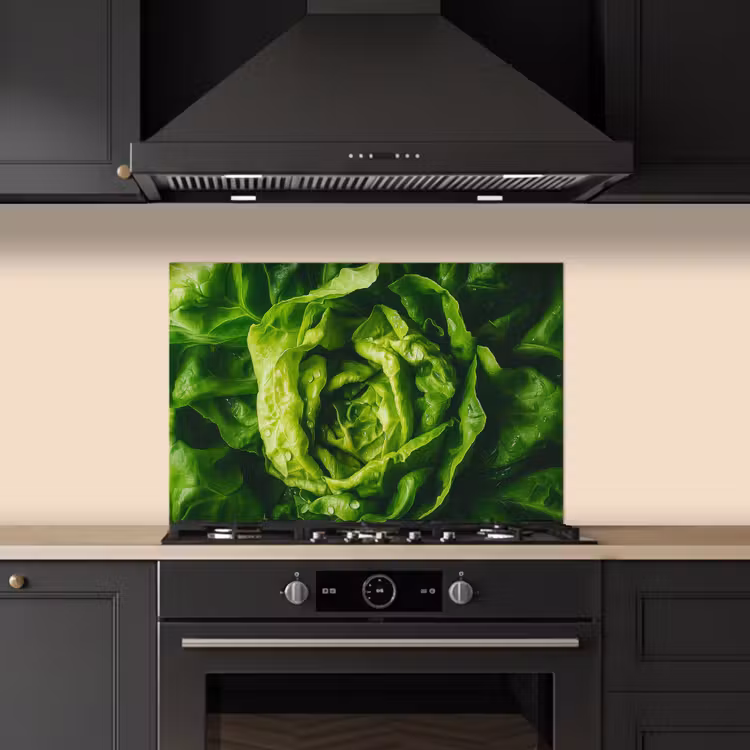 Spatscherm keuken - Groente - Sla - Groen — 2