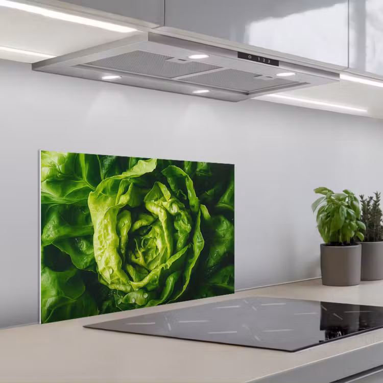 Spatscherm keuken - Groente - Sla - Groen — 5