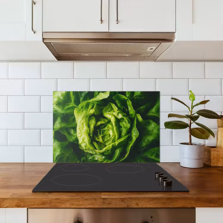 Spatscherm keuken - Groente - Sla - Groen — 6