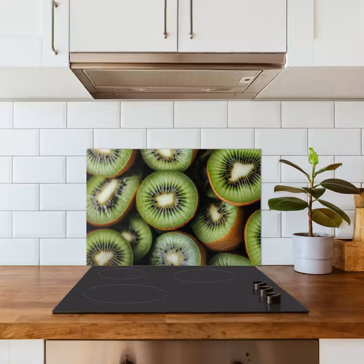 Spatscherm keuken - Kiwi - Fruit - Groen — 6