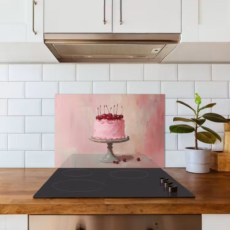 Spatscherm keuken - Taart - Pink - Cherry — 6