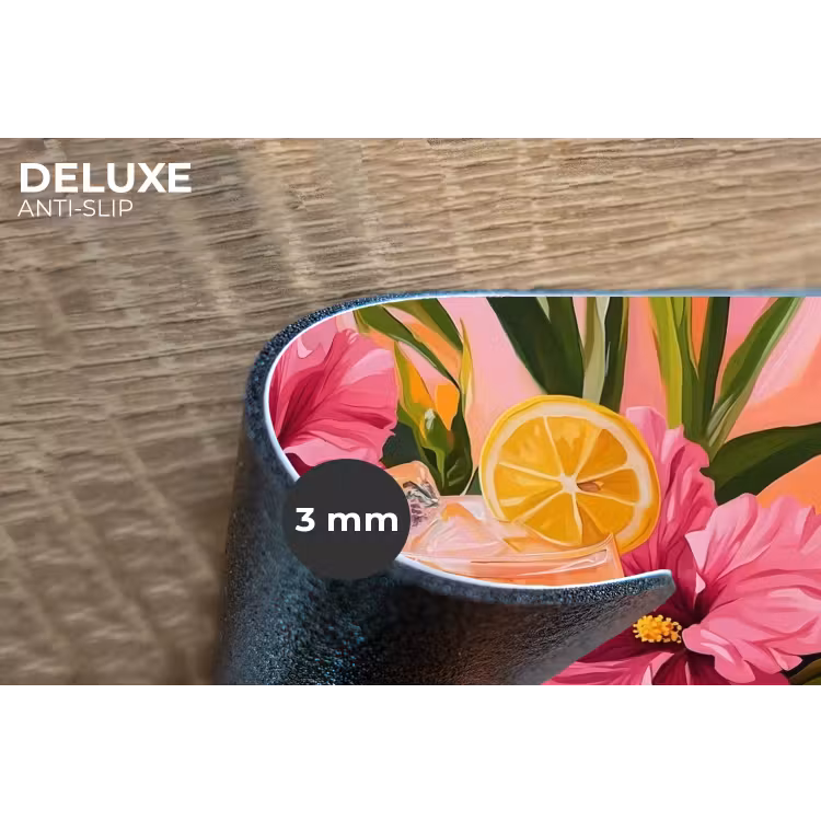 Placemat - 6 stuks - Drink - Bloemen - Yellow — 4
