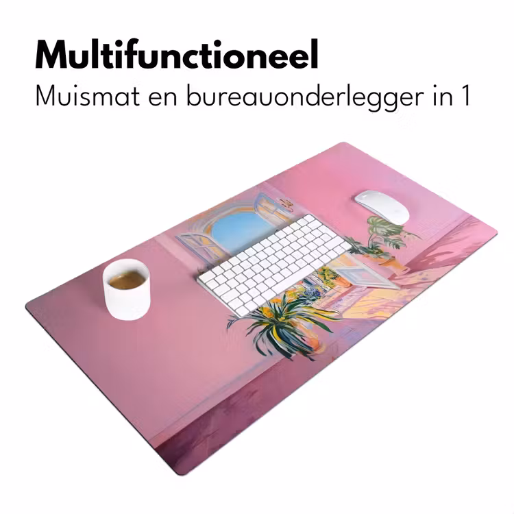 Bureau onderlegger - Roze - Buiten - Verf — 6