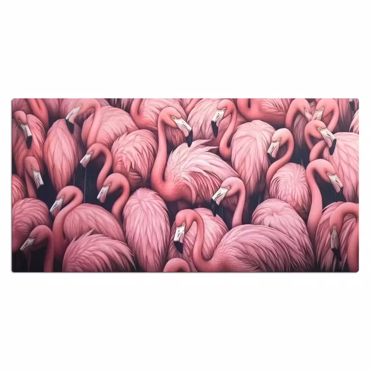Bureau onderlegger - Flamingo - Roze - Dieren — 1