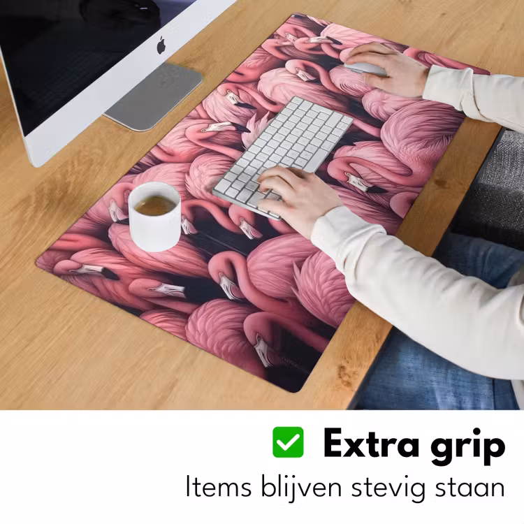Bureau onderlegger - Flamingo - Roze - Dieren — 5