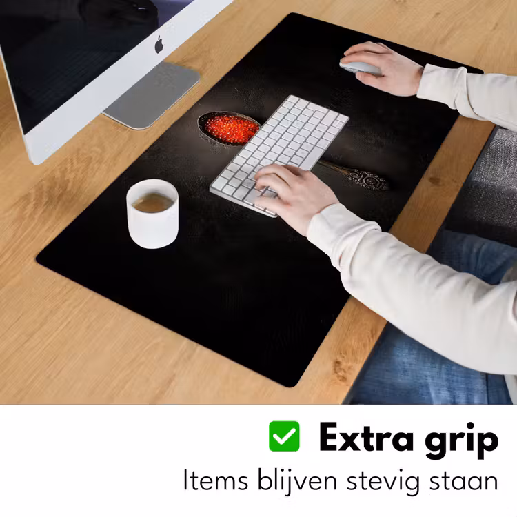 Bureau onderlegger - Zwart - Lepel - Caviar — 5