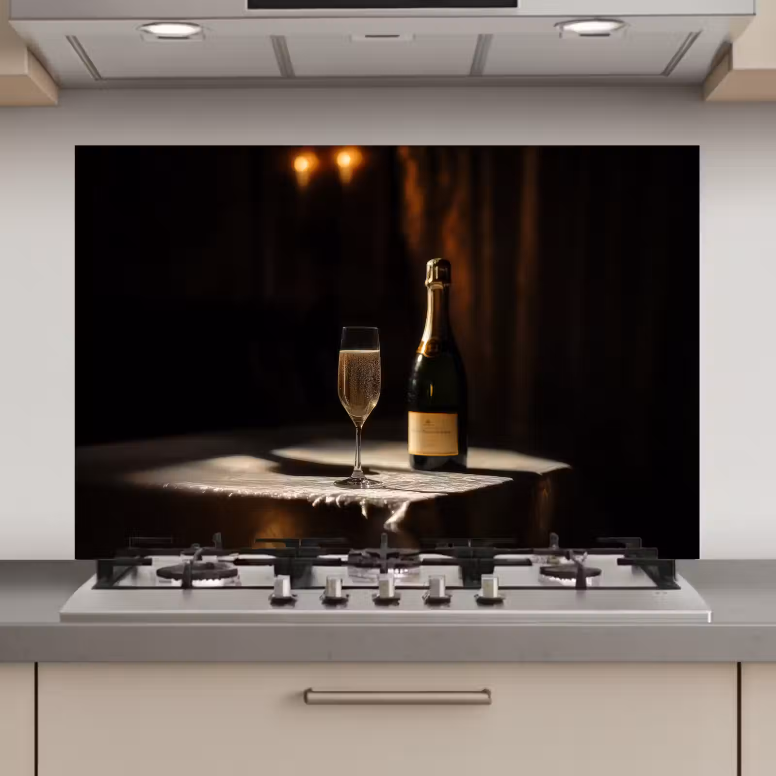 Spatscherm keuken - Prosecco - Bubbels - Sfeervol - Drank — 1