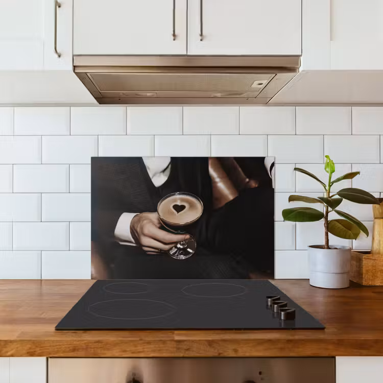 Spatscherm keuken - Hartje - Cocktail - Espresso Martini - Hand — 6