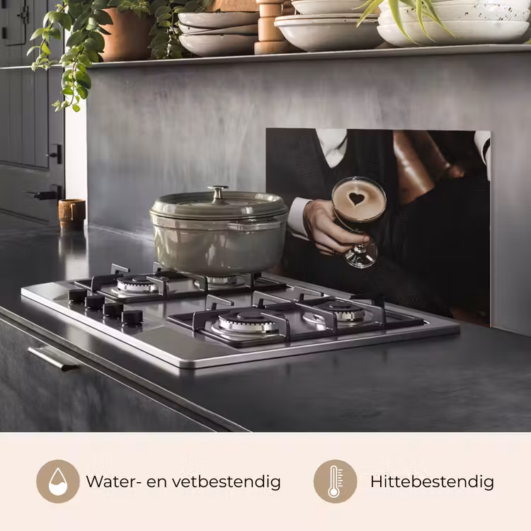 Spatscherm keuken - Hartje - Cocktail - Espresso Martini - Hand — 7