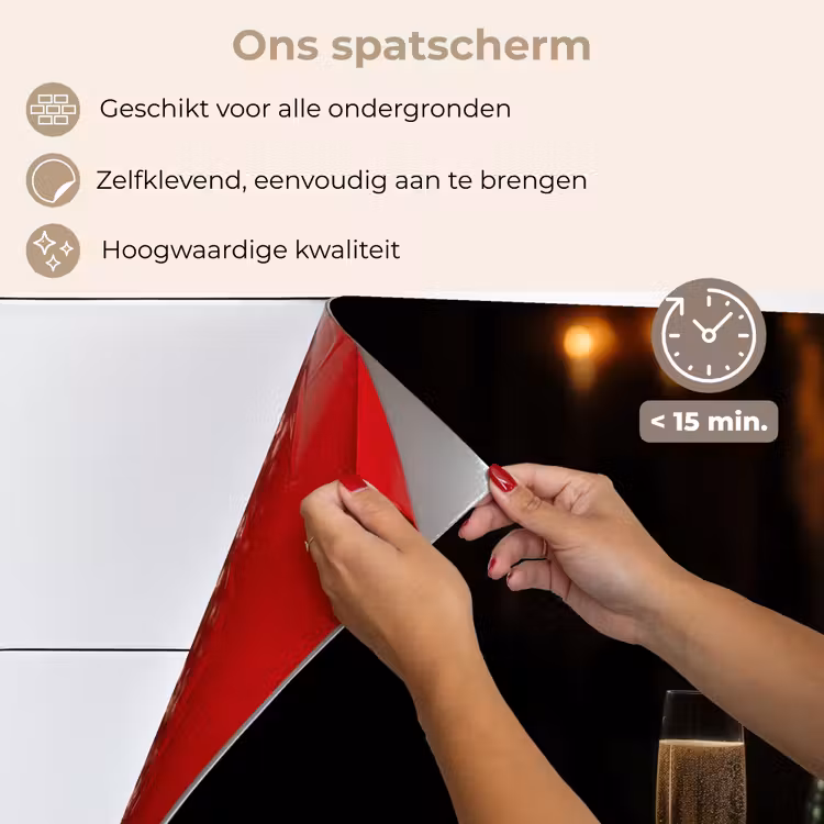 Spatscherm keuken - Prosecco - Bubbels - Sfeervol - Drank — 4