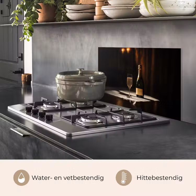 Spatscherm keuken - Prosecco - Bubbels - Sfeervol - Drank — 7