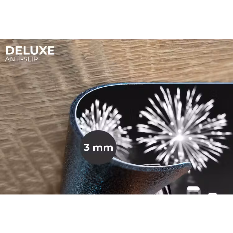 Placemat - 6 stuks - Vuurwerk - Proosten - Skyline - Champagne — 4