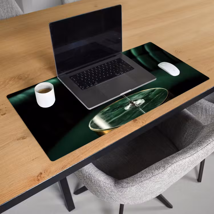 Bureau onderlegger - Kers - Cocktail - Rood - Marmer — 2