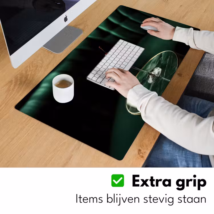 Bureau onderlegger - Kers - Cocktail - Rood - Marmer — 5