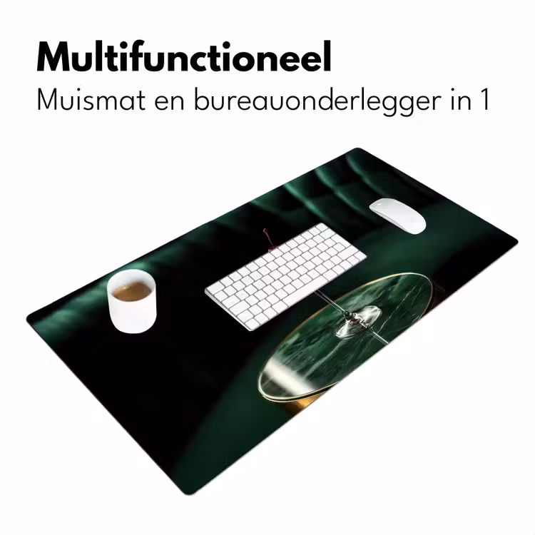 Bureau onderlegger - Kers - Cocktail - Rood - Marmer — 6