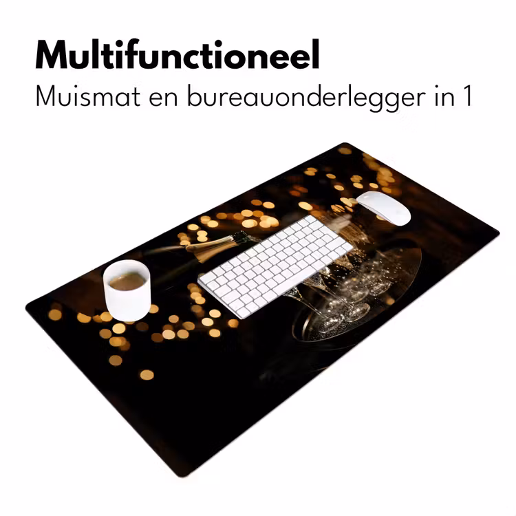 Bureau onderlegger - Lichter - Champagner - Gläser — 6
