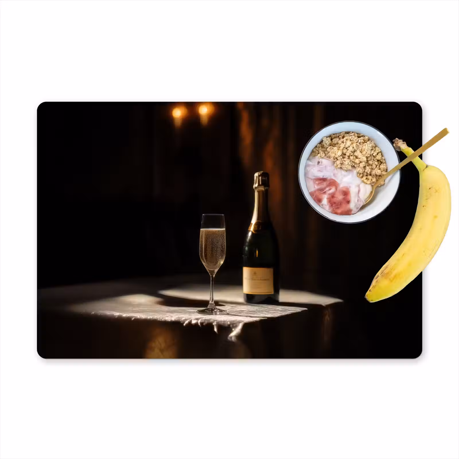 Placemat - 6 stuks - Prosecco - Bubbels - Sfeervol - Drank — 1