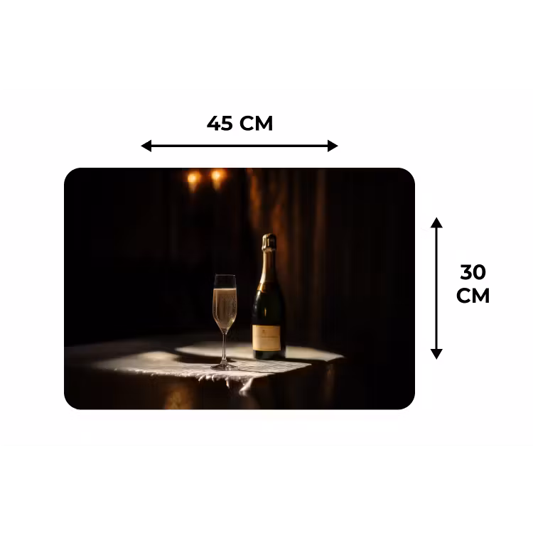 Placemat - 6 stuks - Prosecco - Bubbels - Sfeervol - Drank — 3