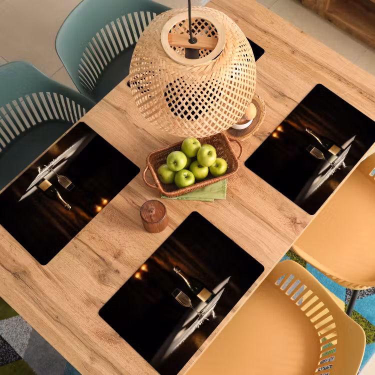 Placemat - 6 stuks - Prosecco - Bubbels - Sfeervol - Drank — 6