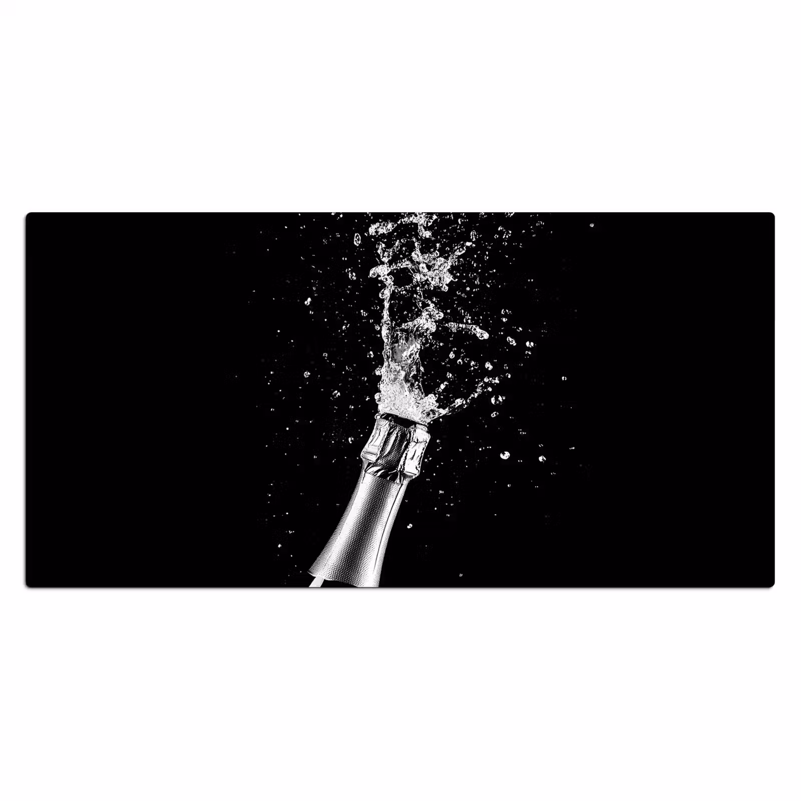 Bureau onderlegger - Champagne - Zwart - Spetters - Popping — 1