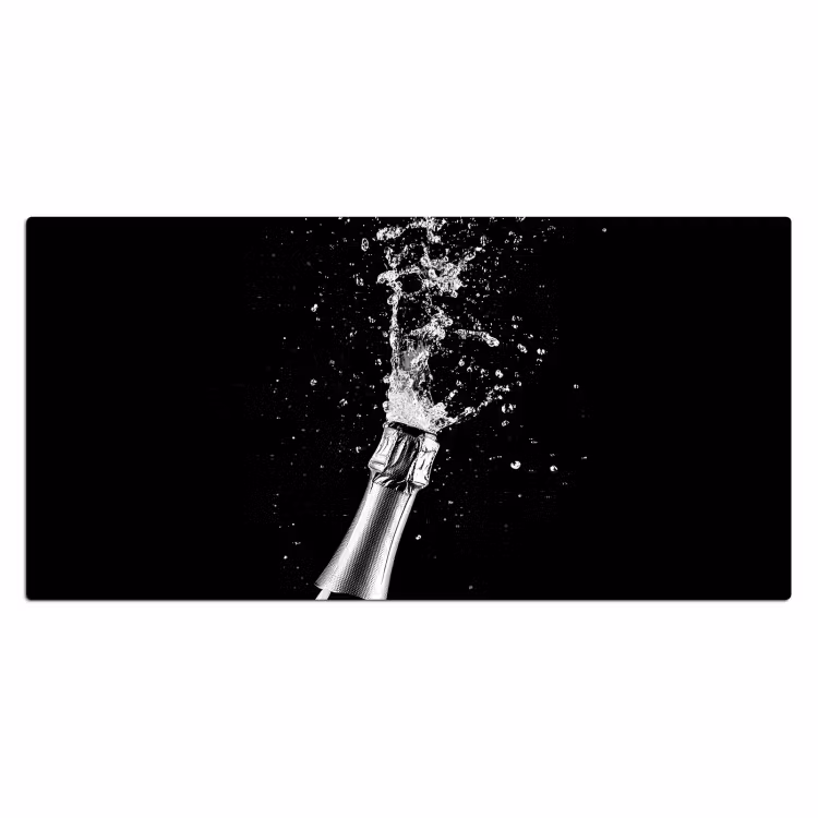 Bureau onderlegger - Champagne - Zwart - Spetters - Popping — 1