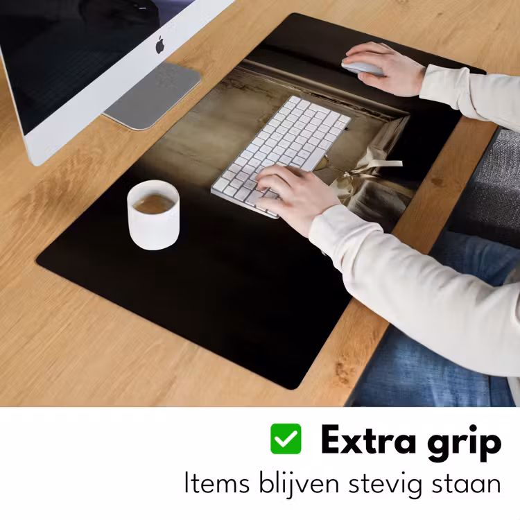Bureau onderlegger - Strik - Beige - Witte - Wijn — 5