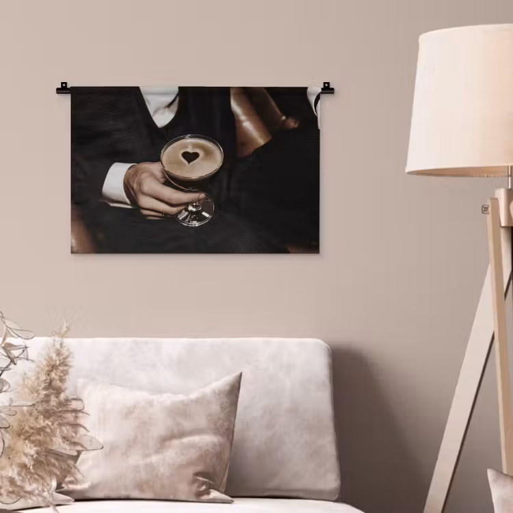 Wandkleed - Hartje - Cocktail - Espresso Martini - Hand — 2