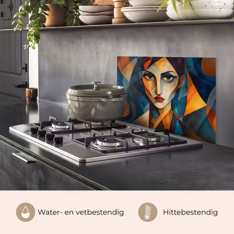 Spatscherm keuken - Portret - Abstract - Vormen — 7