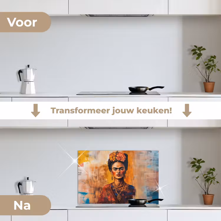 Spatscherm keuken - Portret - Sieraden - Schilderachtig — 3