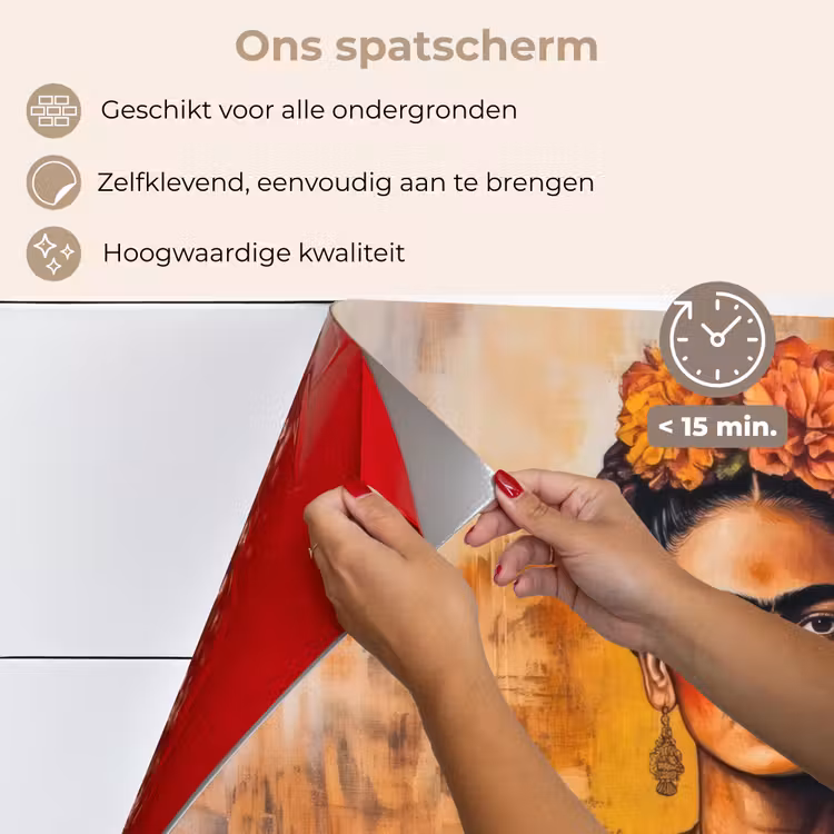 Spatscherm keuken - Portret - Sieraden - Schilderachtig — 4