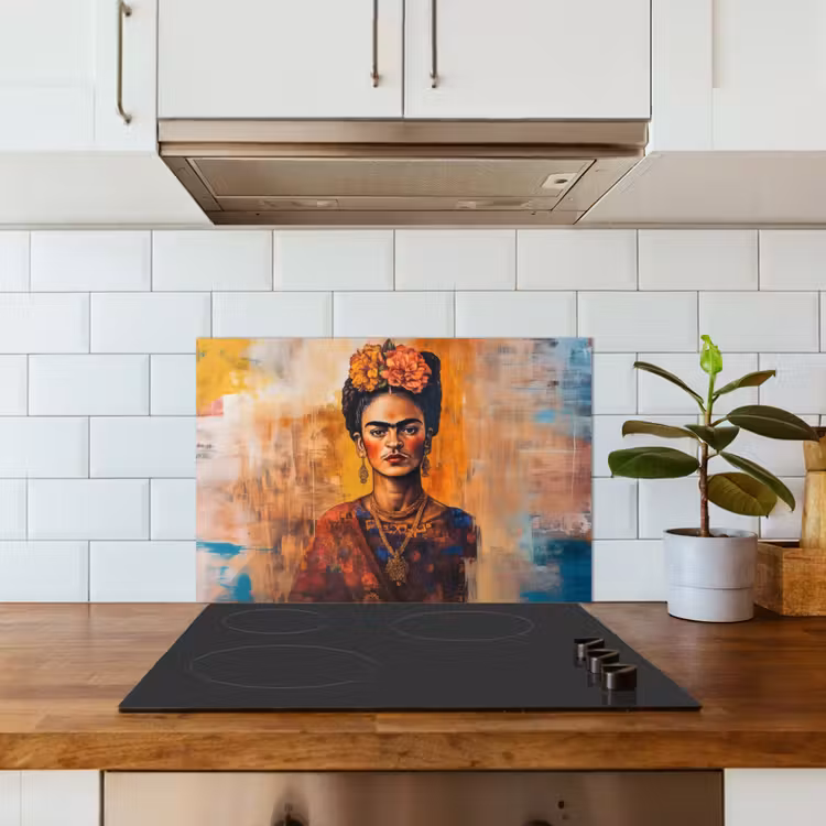Spatscherm keuken - Portret - Sieraden - Schilderachtig — 6