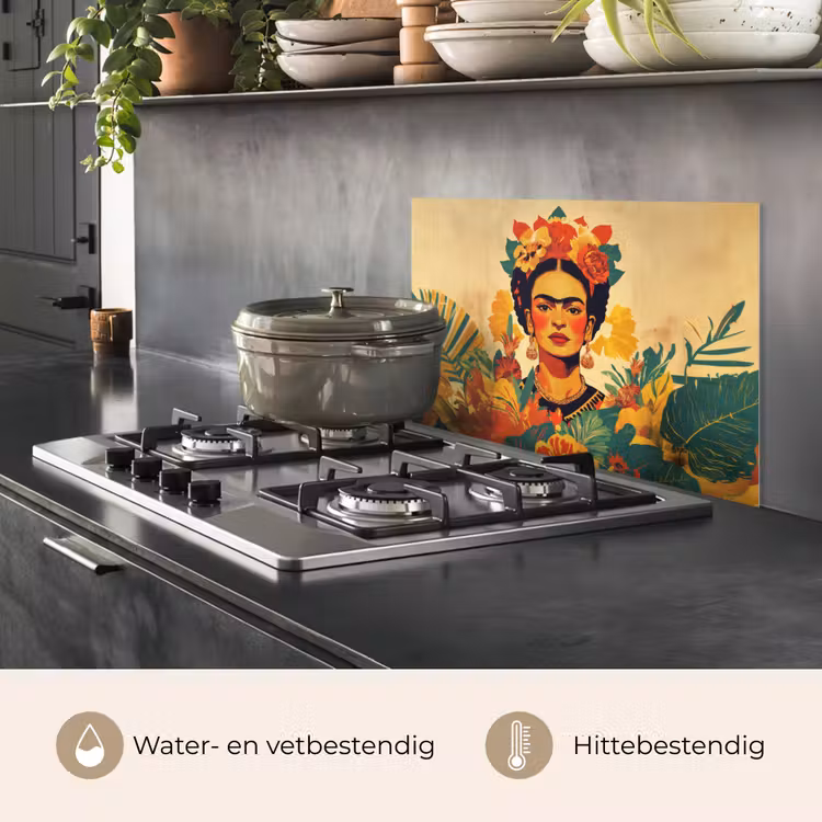 Spatscherm keuken - Vrouwelijk - Bloemen - Sieraden — 7