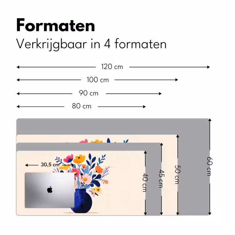 Bureau onderlegger - Vaas - Bloemen - Boeket — 7